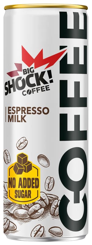 Big Shock! Coffee bez přidaného cukru