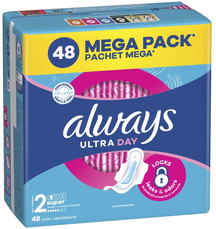 Always Ultra Den Long hygienické vložky