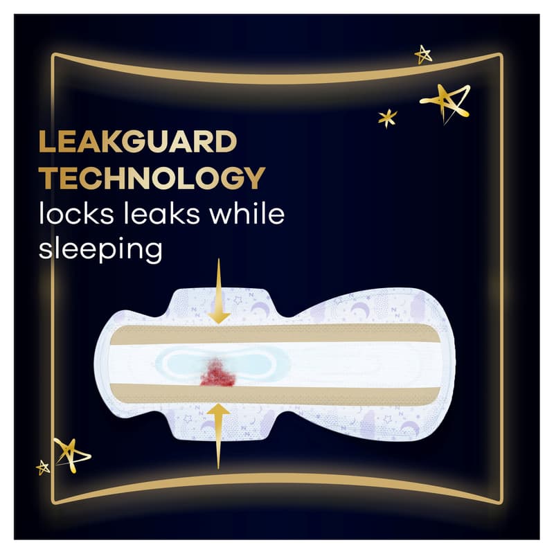 Always Ultra Sanitary Towels Secure Night Extra (Size 5) Wings
