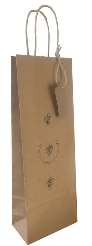 Be Nice Wine Gift Bag with Name Tag