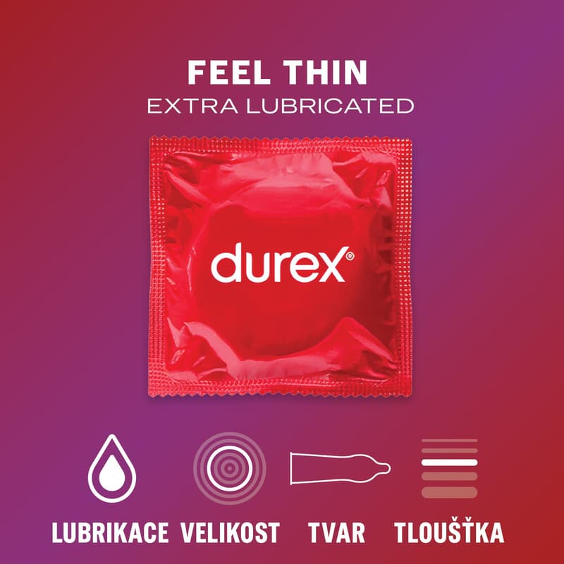 Durex Feel Thin Extra Lubricated
