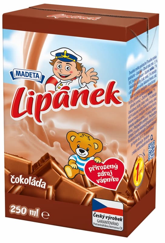 Madeta Lipánek milk chocolate 1,3 %