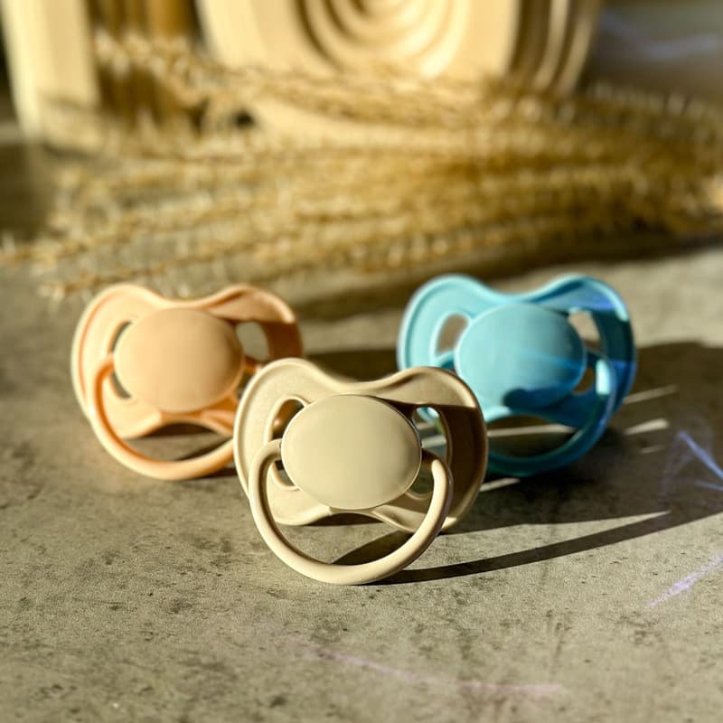 Canpol babies Cherry rubber pacifier Nude 0-6 months cream
