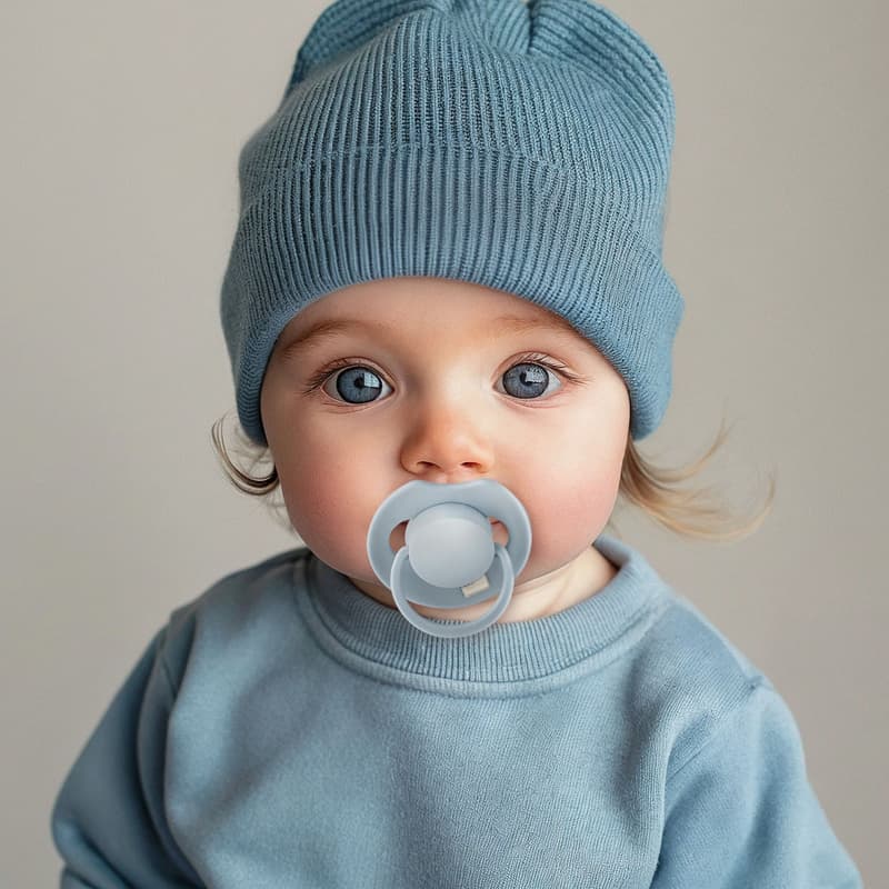 LOVI Dudlík silikonový dynamický Prime Baby Blue 0–6 měsíců