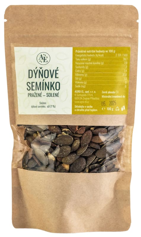 Agro-el Pumpkin seed kernel roasted salted