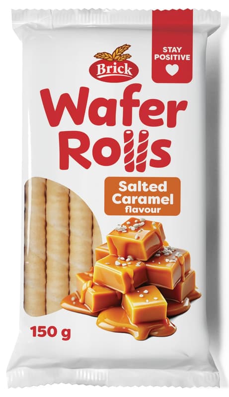 Brick Wafer rolls salted caramel 