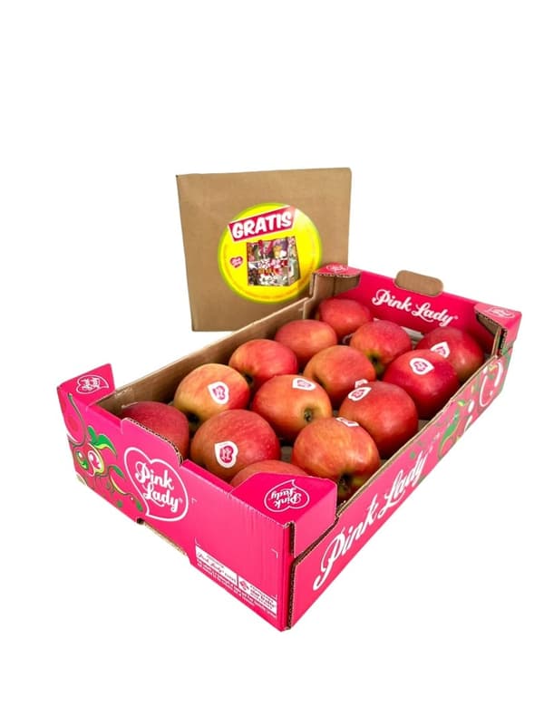 Jablka Pink Lady (Dárek – taška zdarma), bedýnka