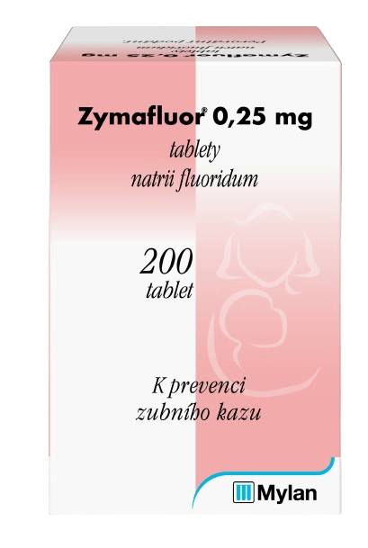 ZYMAFLUOR 0,25MG Tableta 200