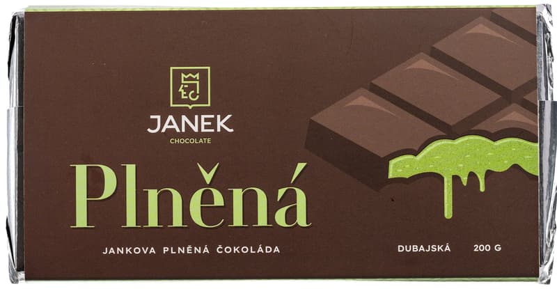 Čokoládovna Janek Jankova Dubajská čokoláda