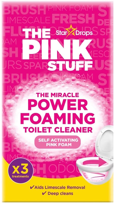 The Pink Stuff Foam Toilet Cleaner (3x100g)