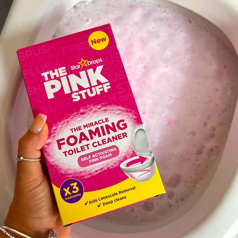 The Pink Stuff Foam Toilet Cleaner (3x100g)