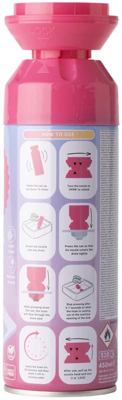 Crazy Good Lemon Fresh Foam Drain Cleaner