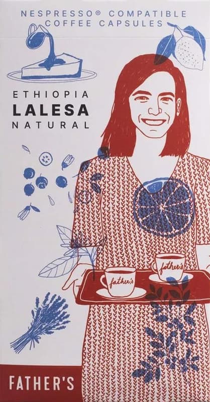 Father´s Coffee Roastery Ethiopia Lalesa coffee capsules