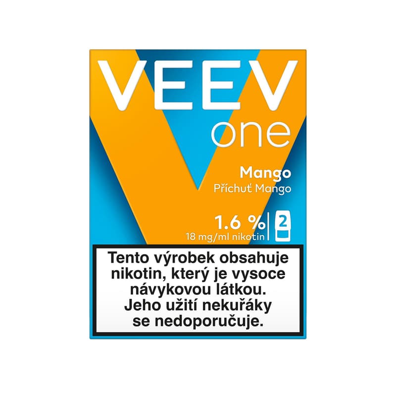 VEEV One Mango 2 náplně do e-cigarety