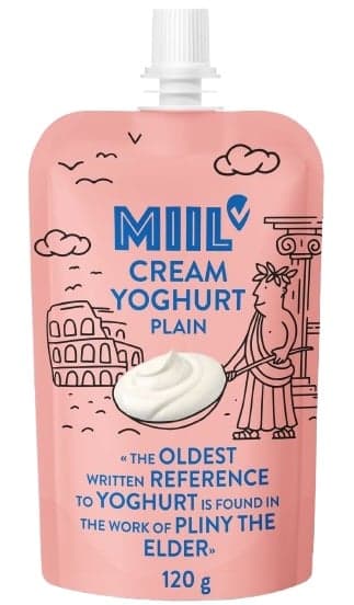 Miil Creamy yogurt white, pouch