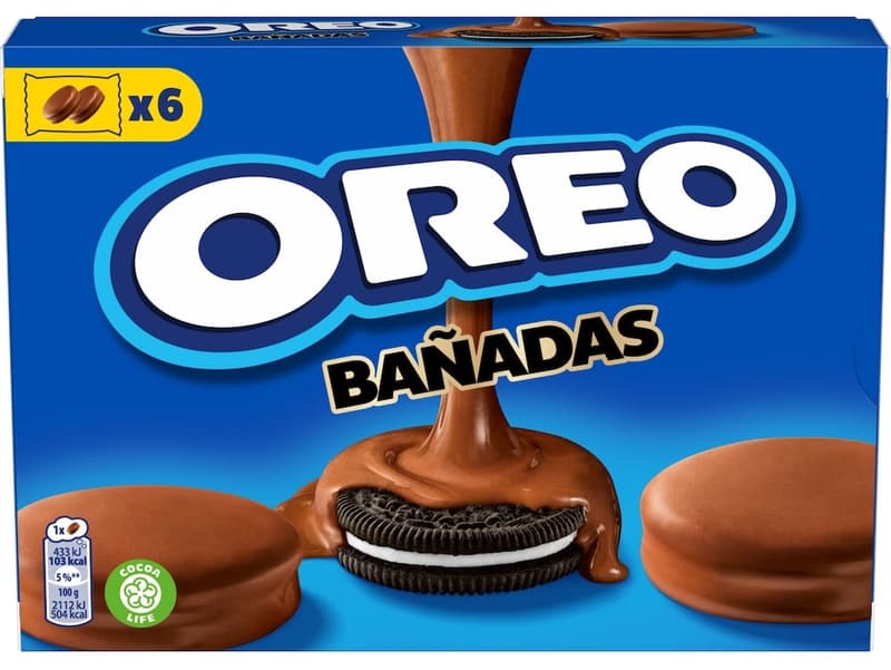 Oreo Cookies in cocoa glaze