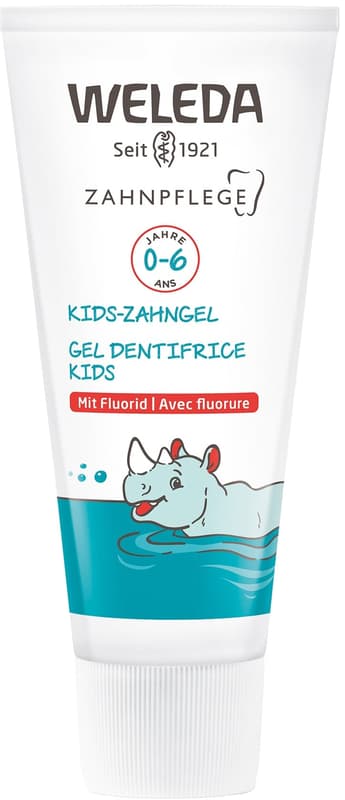 Weleda BIO Dětský zubní gel s fluoridem 0–6 let