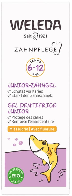 Weleda BIO Junior zubní gel s fluoridem 6+ let
