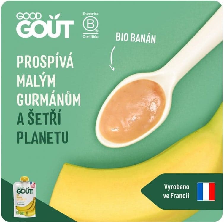 Good Gout BIO Kapsička banán