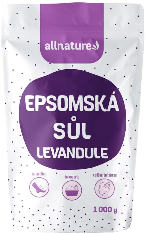Allnature Epsomská sůl levandule