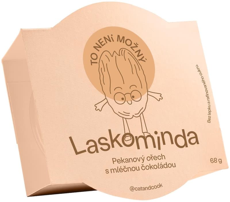 To není možný Laskominda pecan with milk chocolate by @catandcook