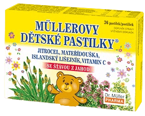 Müllerovy dětské pastilky 36ks