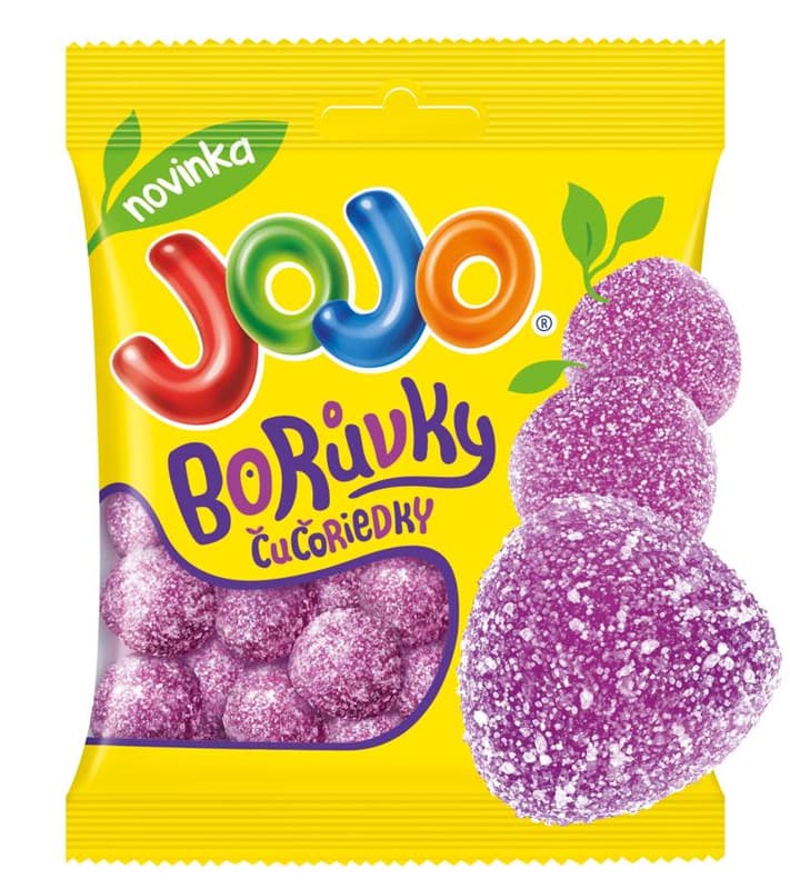 Jojo Blueberry jelly candies with blueberry flavor