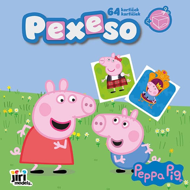JIRI MODELS Memory game in a workbook Peppa Pig