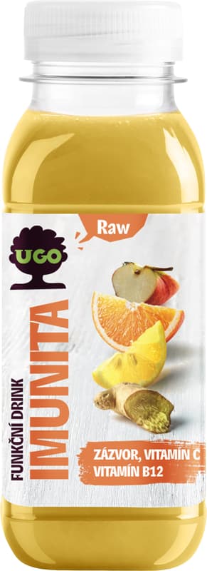 UGO Functional Drink Immunity – apple, orange, lemon, ginger