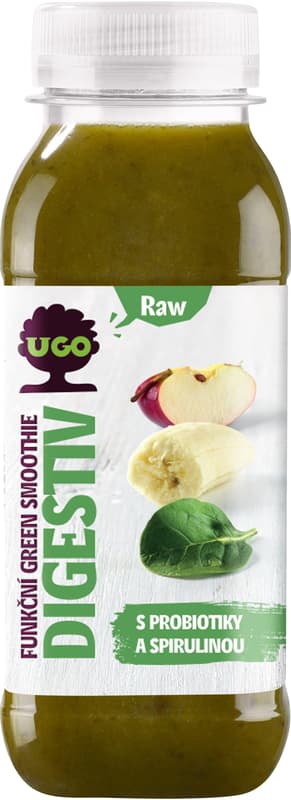 UGO Functional Smoothie Digestive – apple, banana, spinach, spirulina