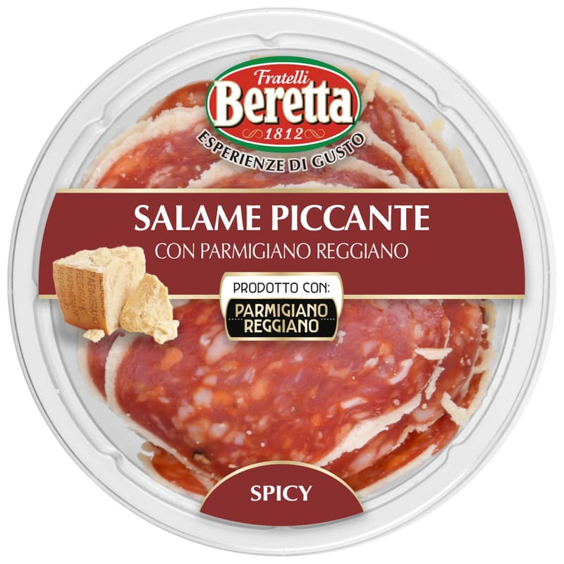 Fratelli Beretta Piccante salami with Parmigiano Reggiano