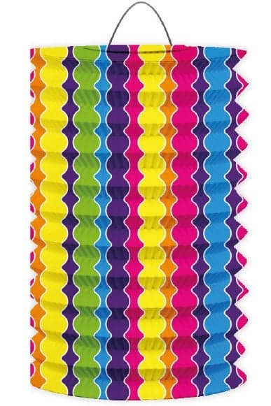Luma Lantern cylinder polka dots colorful 15 cm