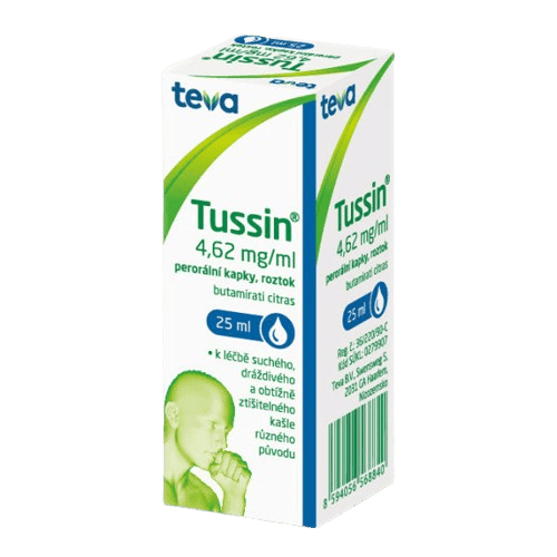 TUSSIN 4.62MG/ML Oral drops, solution 1X25ML