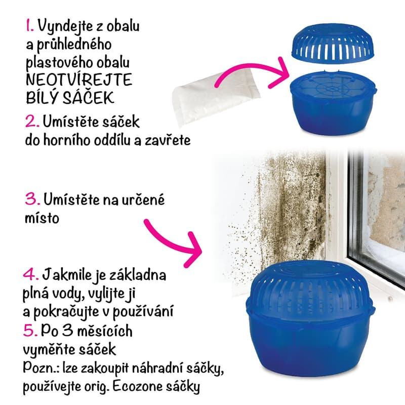 Ecozone Pokojový odvlhčovač