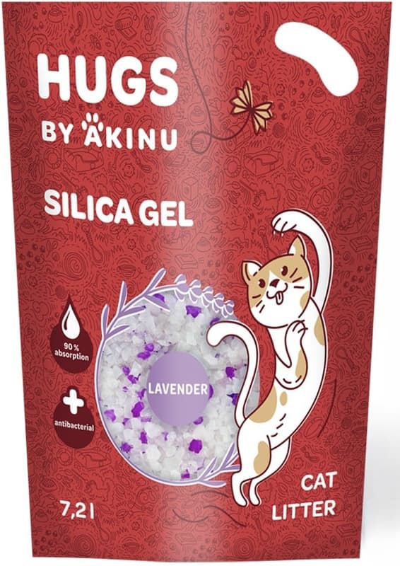 Hugs By Akinu Silika gel levandule stelivo pro kočky