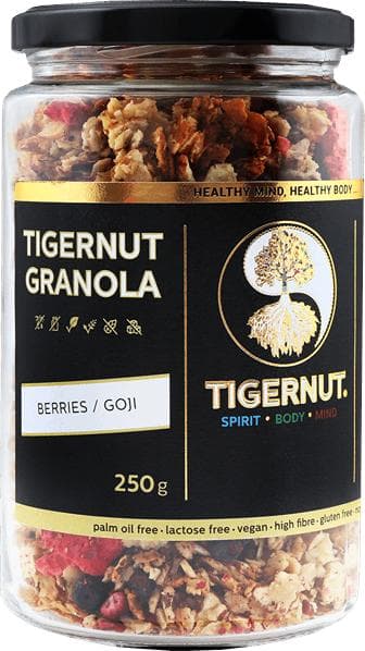 Tigernut Tiger Nut Granola with Dried Fruit and Goji