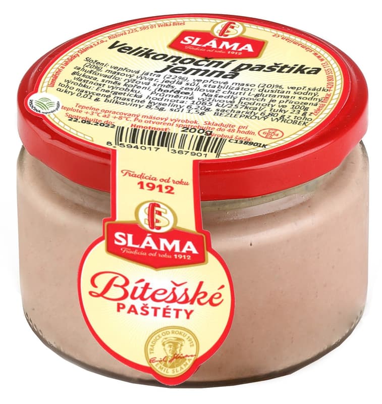 Straw Easter pate delicate