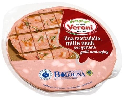 Veroni Mortadella velký plátek na gril