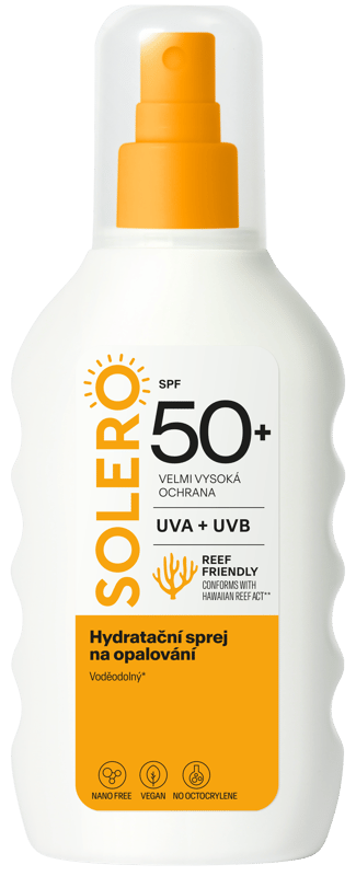 SOLERO Moisturizing Sunscreen Spray SPF50+ 200ml