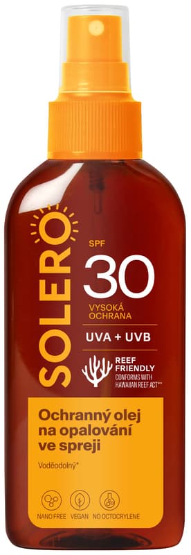 SOLERO Protective sun oil spray SPF30 150ml