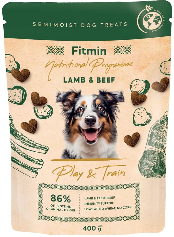 Fitmin NP Play and Train Lamb & Beef training treat