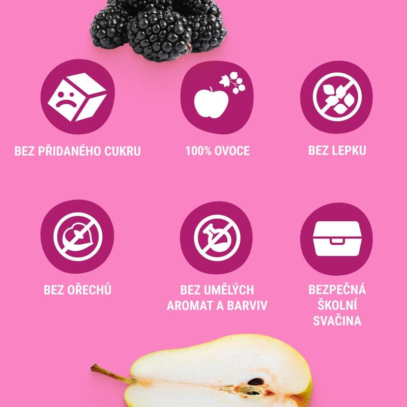 Šnek Bob Smoothie hruška a ostružina