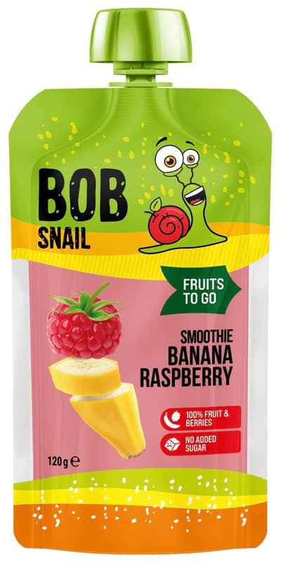 Snail BOB Smoothie banana-raspberry