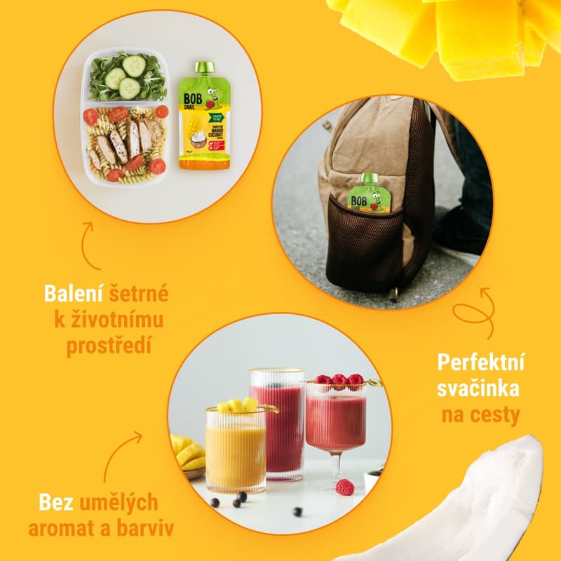 Snail BOB Smoothie mango-coconut