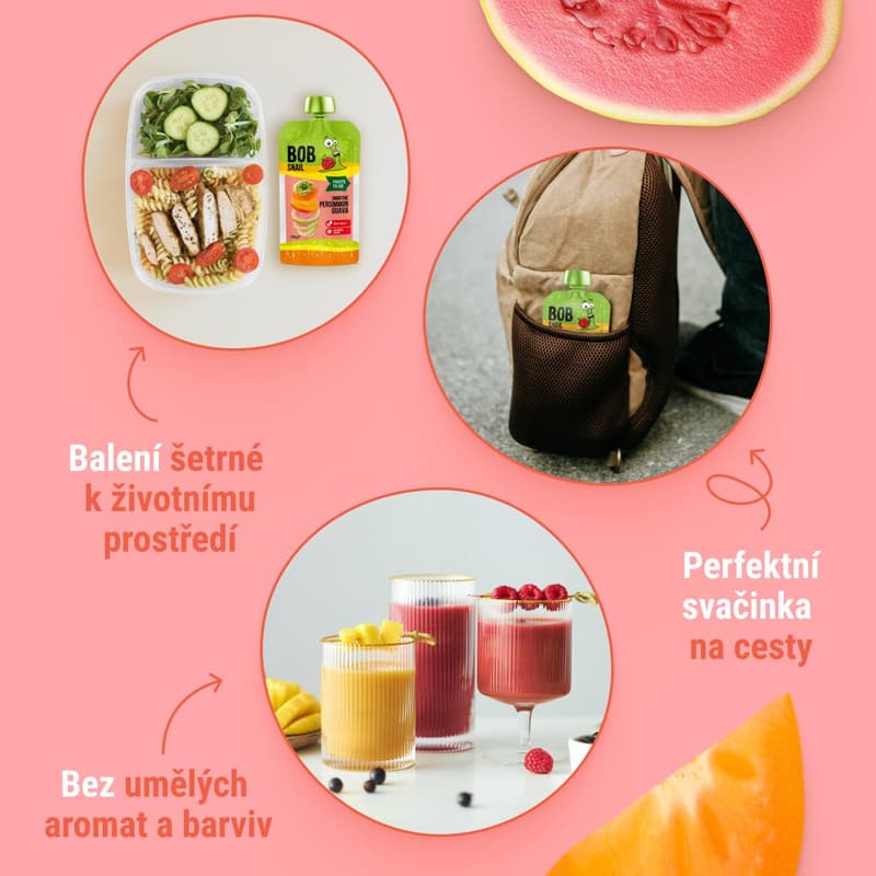 Snail BOB Smoothie persimmon-guava