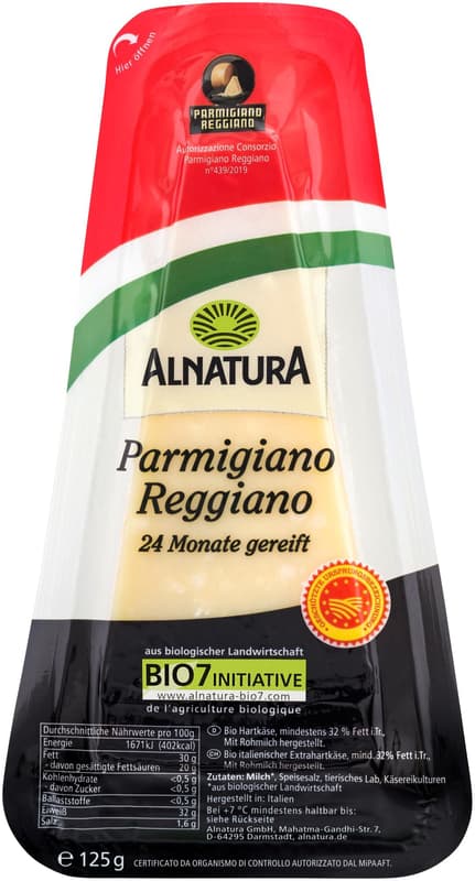 Alnatura BIO Parmigiano Reggiano 24 měsíců zrání