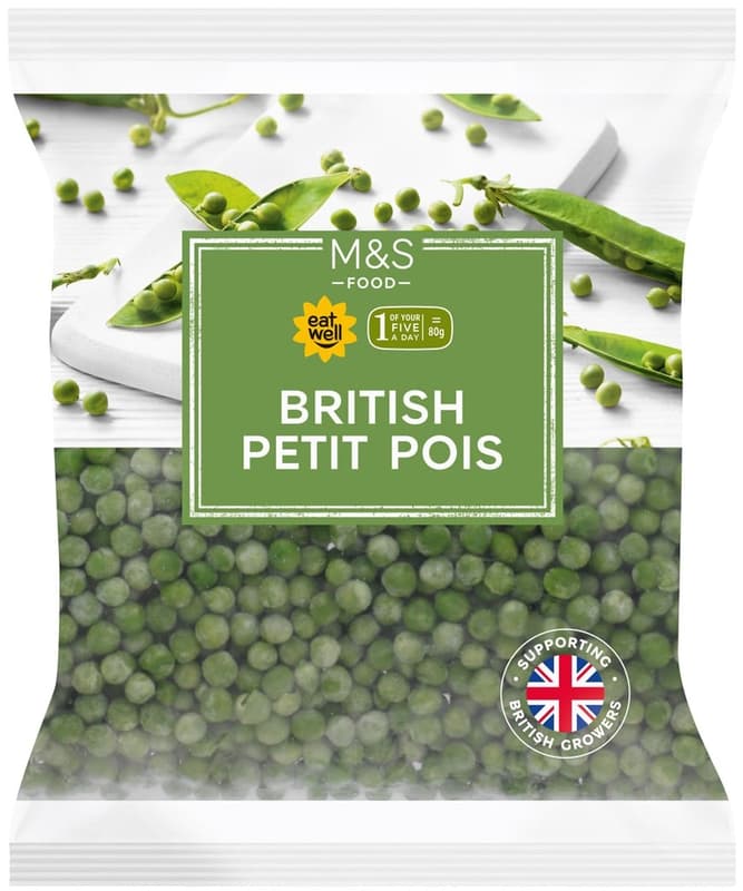 Marks & Spencer British petit pois peas