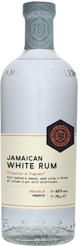 Marks & Spencer Jamajský bílý rum 40% obj.