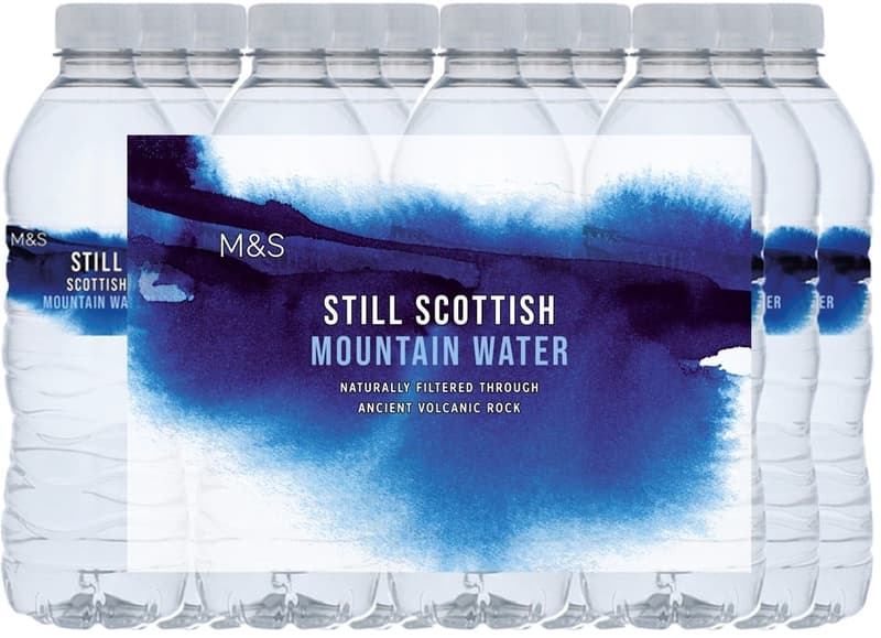 Marks & Spencer Scottish Still Mountain Water  (12×0,5 l)