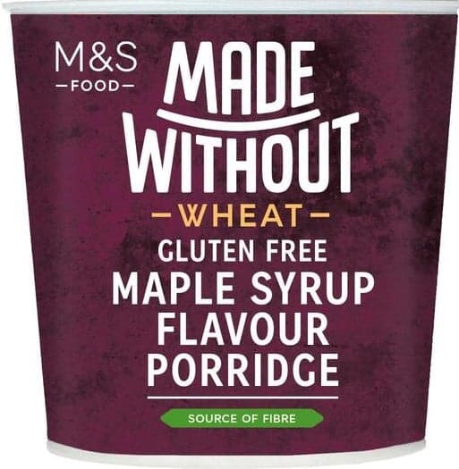 Marks & Spencer Bezlepková ovesná kaše s javorovým sirupem